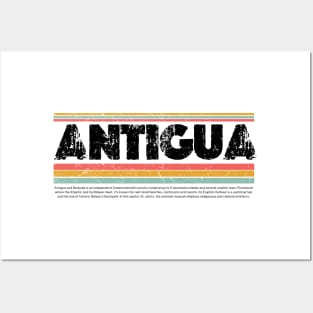 Antigua island gift Posters and Art